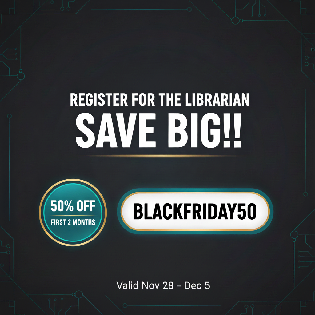 The Librarian Black Friday Discount